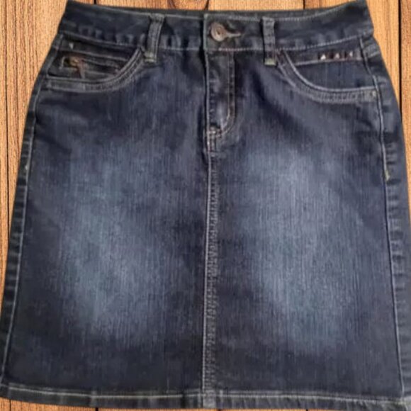 Beba Love Jupe Jeans Femme Taille 2 Bleu - Picture 1 of 10
